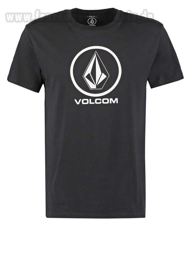 Wirtschaftlich Volcom BASIC FIT - T-Shirt print - black Billig Authentisch